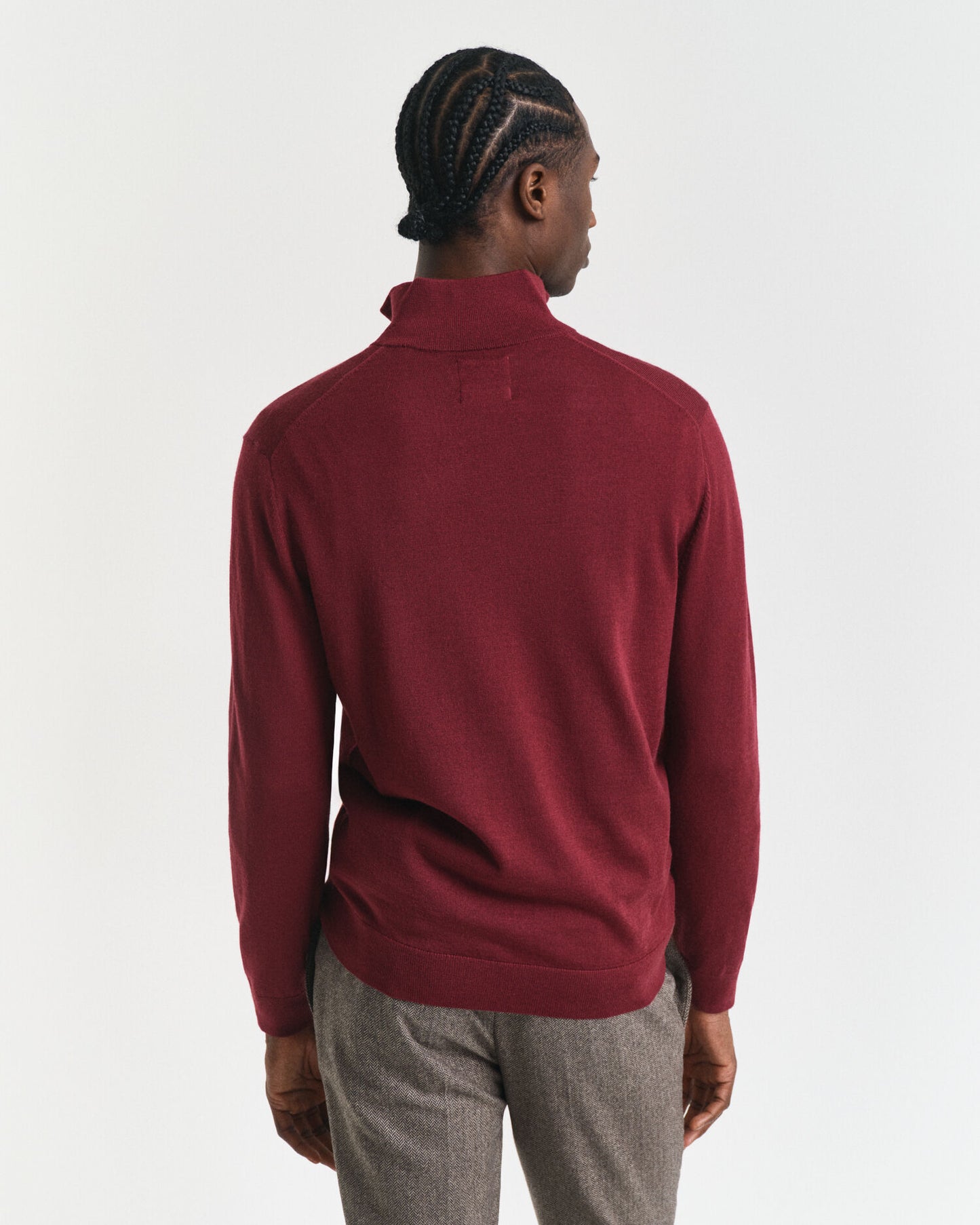 Extra Fine Merino Wool Half-Zip Sweater