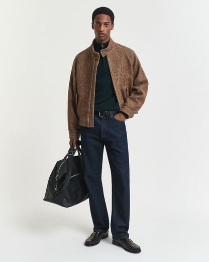 Superfine Lambswool Half-Zip Sweater