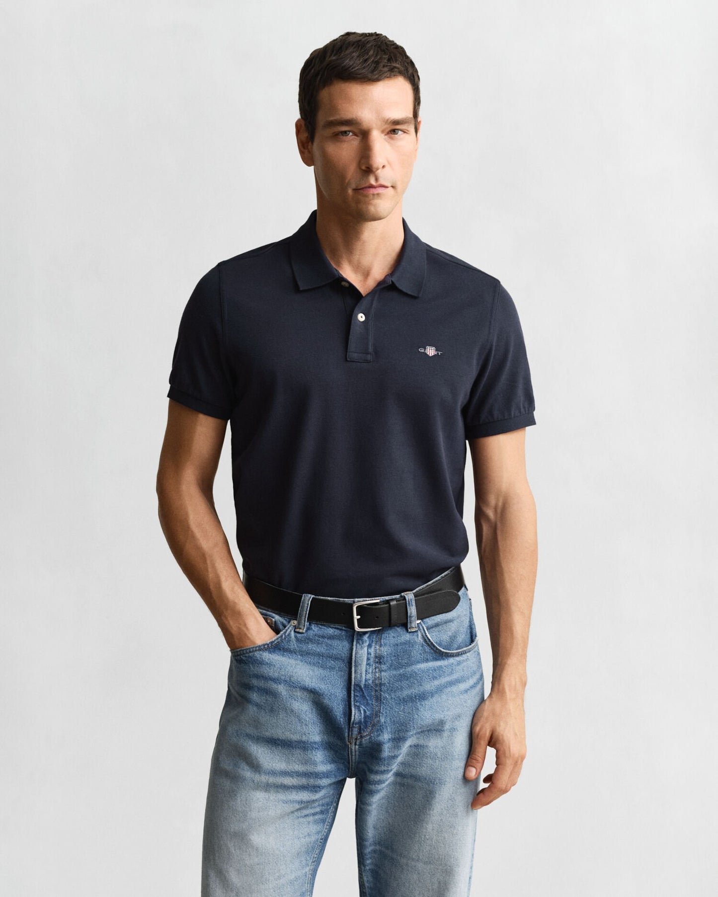 Regular Fit Shield Piqué Polo Shirt