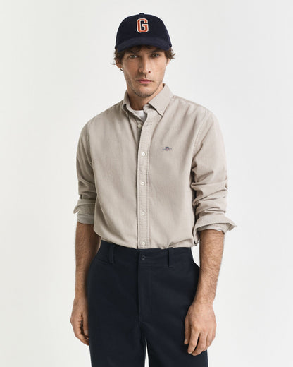 Regular Fit Cotton Corduroy Shirt