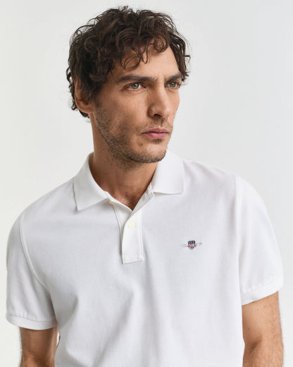 Regular Fit Shield Piqué Polo Shirt