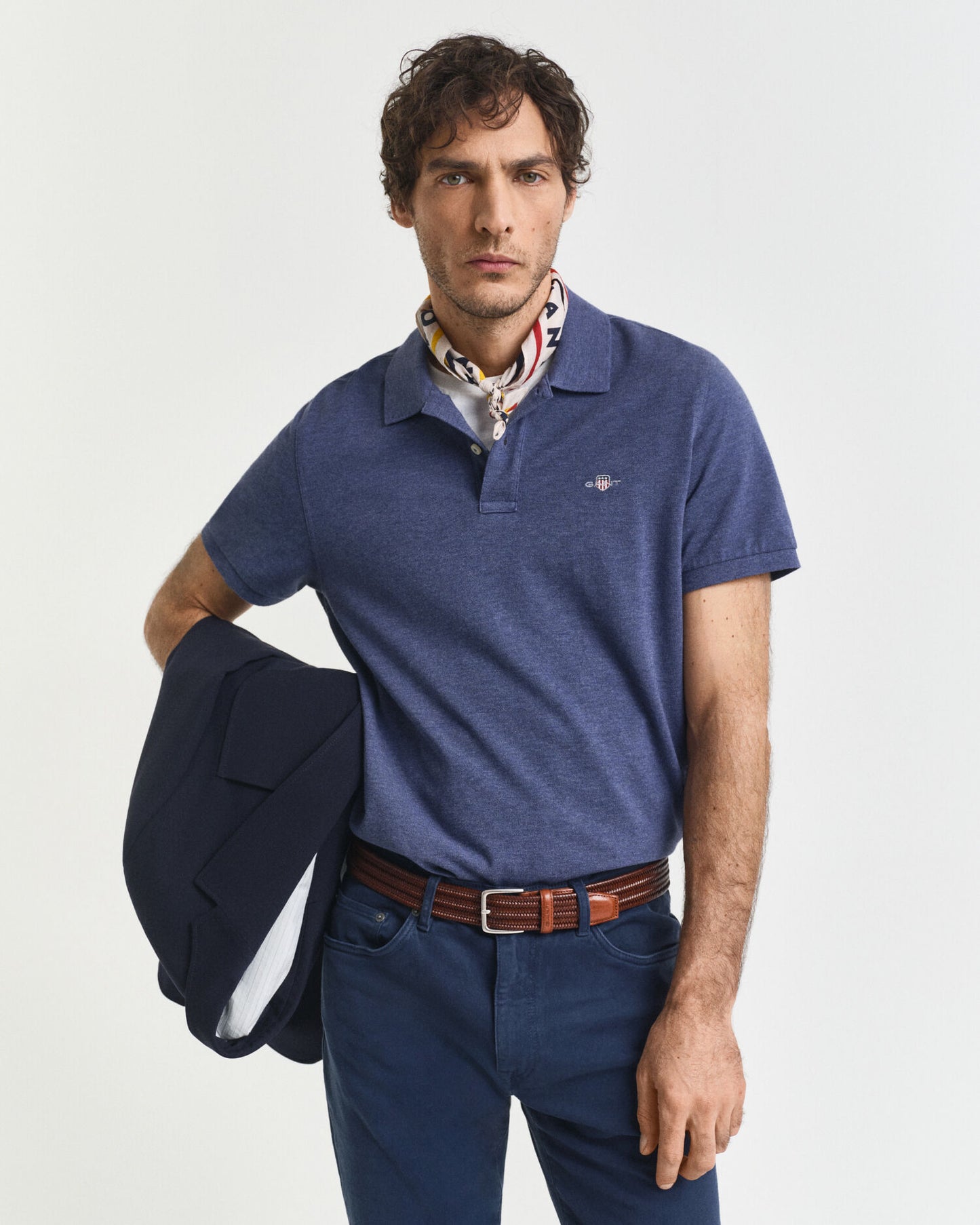 Regular Fit Shield Piqué Polo Shirt