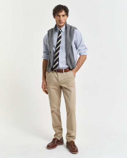 Slim Fit Twill Chinos